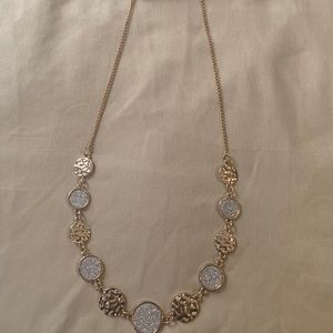 NEW Gold colored Station Necklace